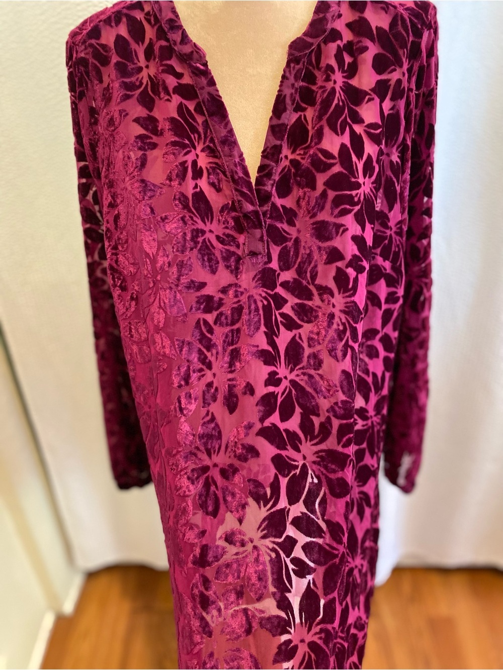 Torrid Velvet Floral Blouse*